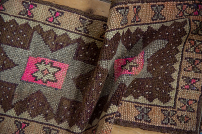 1.5x3 Vintage Distressed Oushak Rug Mat