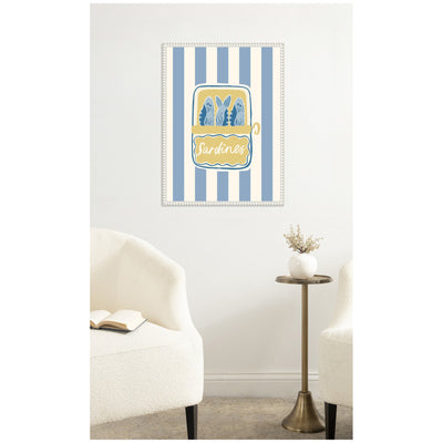 Coastal Sardines by Aislinn Simmonds Duchess Plum Framed Canvas Wall Art Print