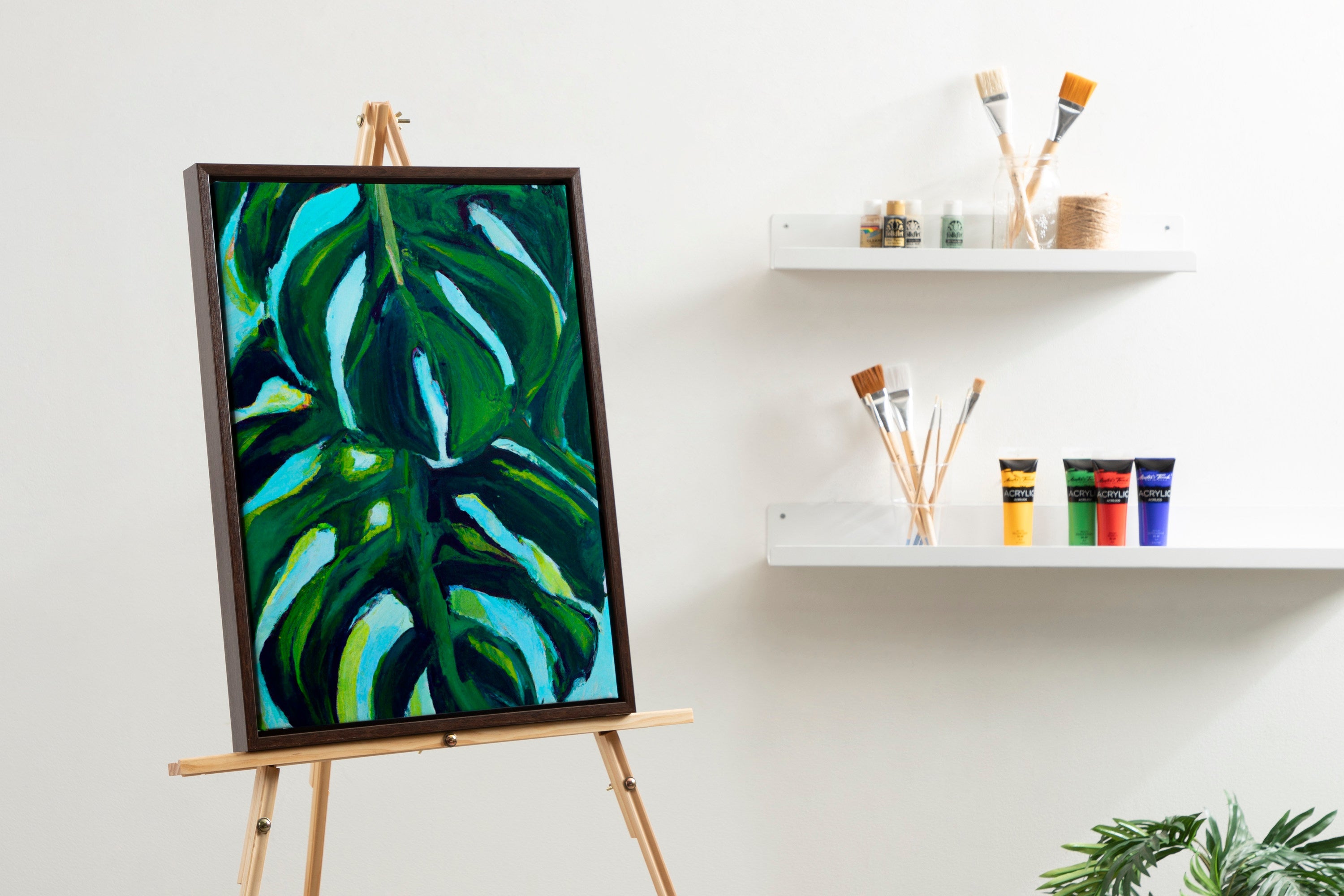 Sylvie Blank Framed Canvas 18x24