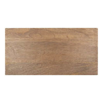 Karlsen Wood and Metal Slim Side Table
