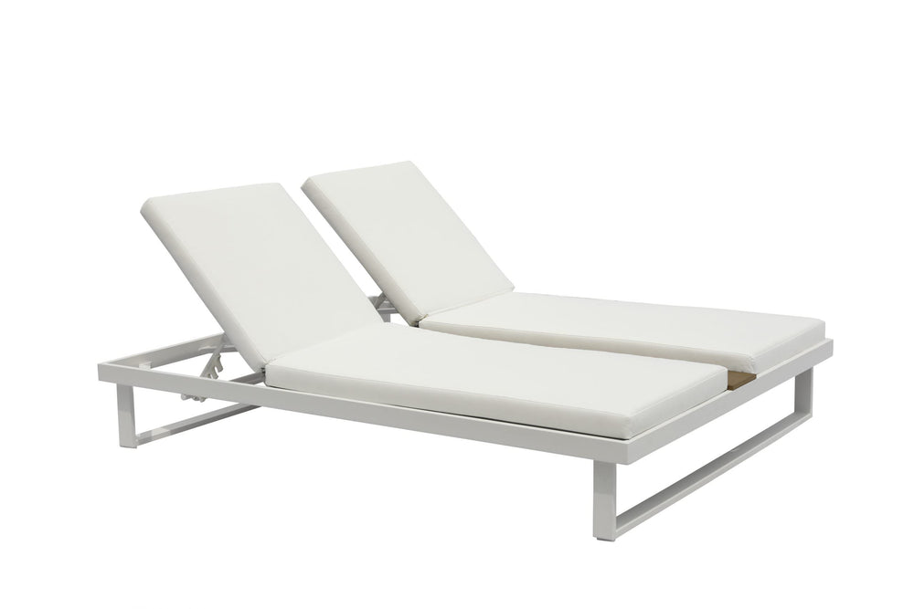 Sandy Outdoor Double Chaise by DEKOR - main product image for Resin Society