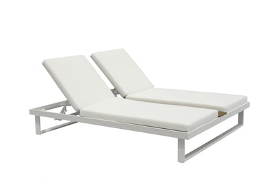Sandy Outdoor Double Chaise by DEKOR - Resin Society