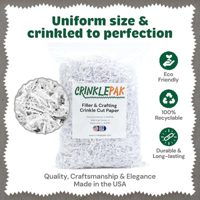 10 LB White Crinkle Paper by CrinklePak - product image 4 for Resin Society