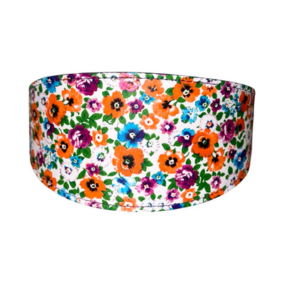 Poppy & Pansy Italian Leather 3” Wide Style Collar