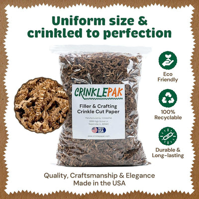 10 LB Kraft Crinkle Paper by CrinklePak - product image 3 for Resin Society
