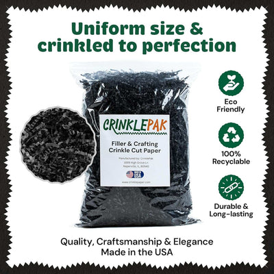 10LB Black Crinkle Paper by CrinklePak - product image 6 for Resin Society