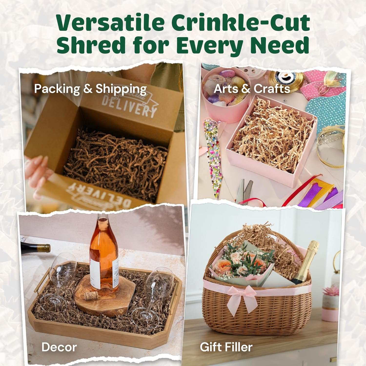 10 LB Kraft Crinkle Paper by CrinklePak - product image 4 for Resin Society