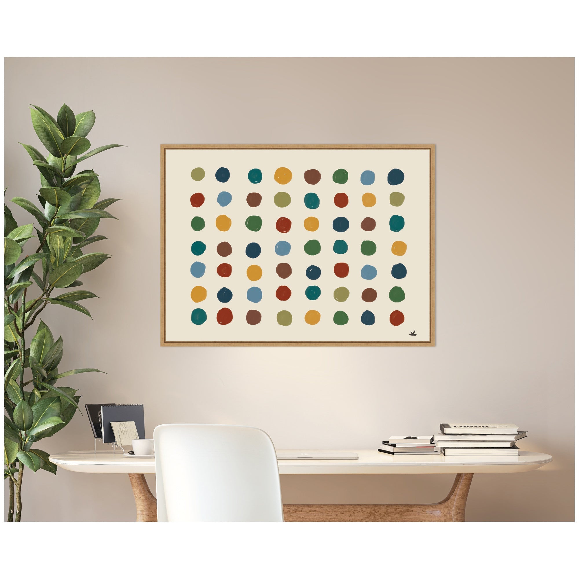 Meditation No.
3 by Kelly Knaga Framed Canvas Wall Art Print