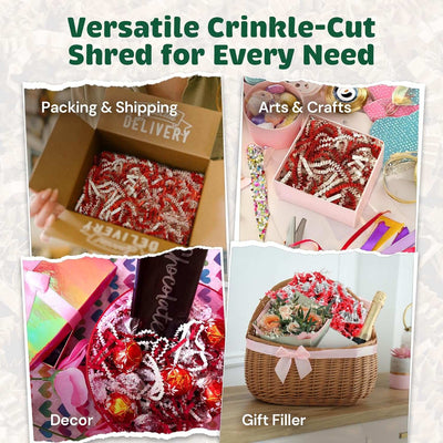 40 LB Candy Cane Crinkle Paper by CrinklePak - product image 4 for Resin Society