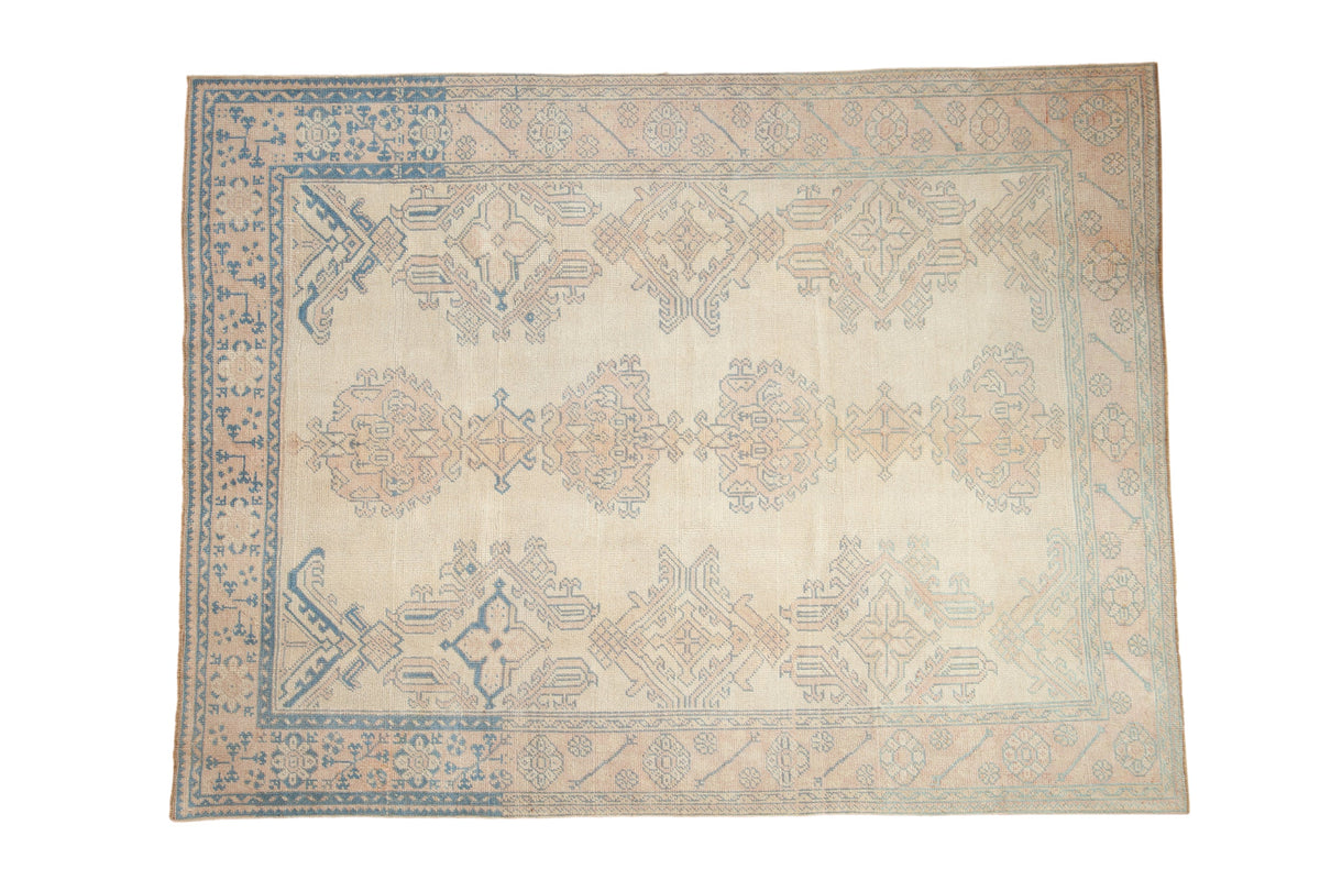 6.5x9 Vintage Distressed Oushak Carpet by Old New House® - main product image for Resin Society