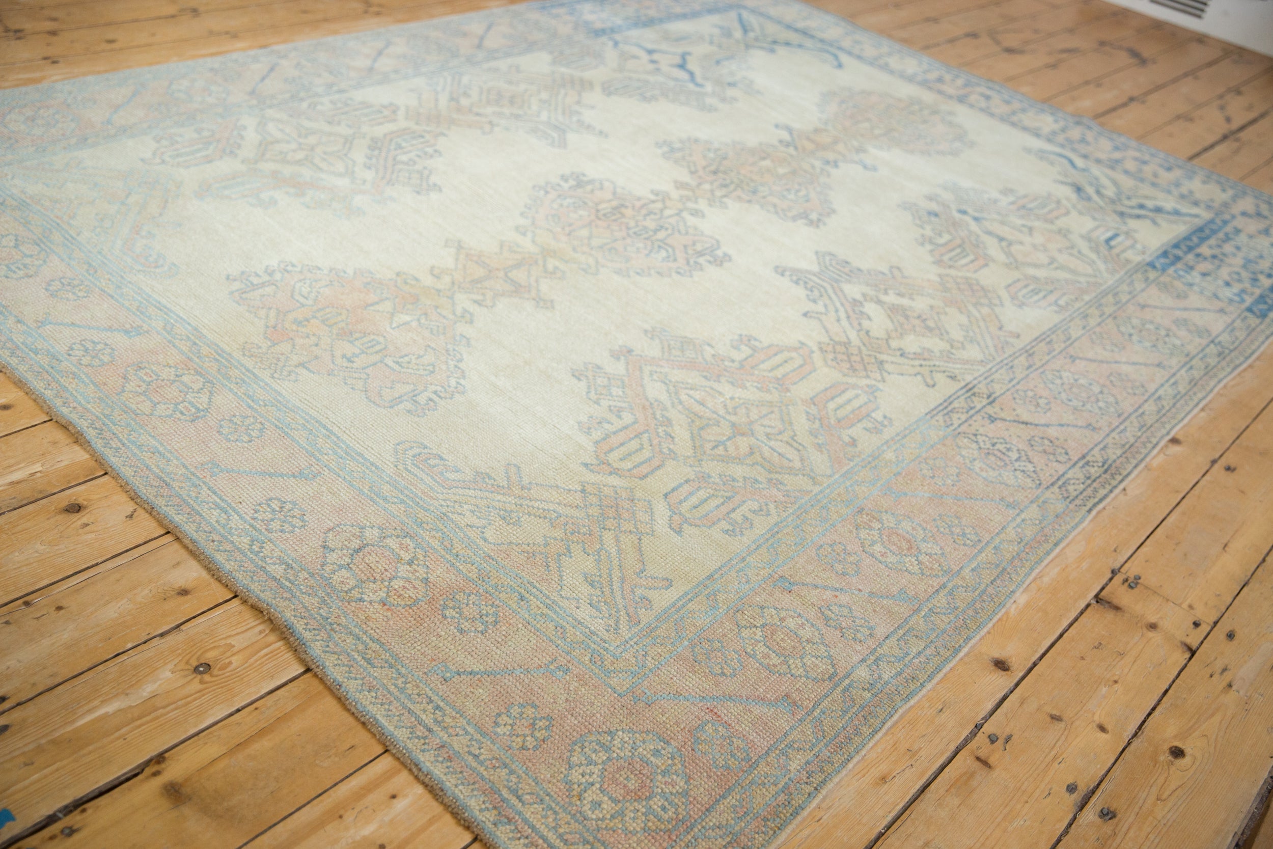 6.5x9 Vintage Distressed Oushak Carpet by Old New House® - product image 4 for Resin Society