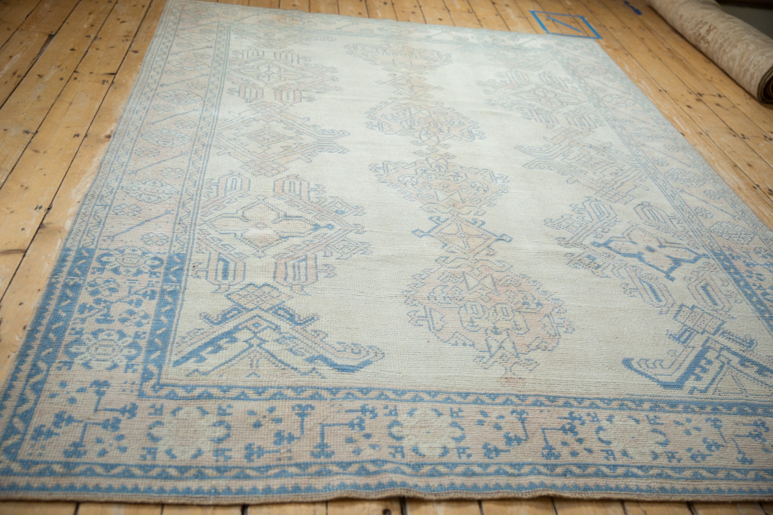 6.5x9 Vintage Distressed Oushak Carpet by Old New House® - product image 5 for Resin Society
