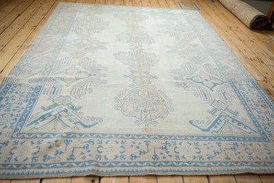 6.5x9 Vintage Distressed Oushak Carpet by Old New House® - product image 9 for Resin Society