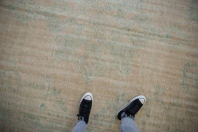 6.5x10 Vintage Distressed Oushak Carpet by Old New House® - product image 2 for Resin Society