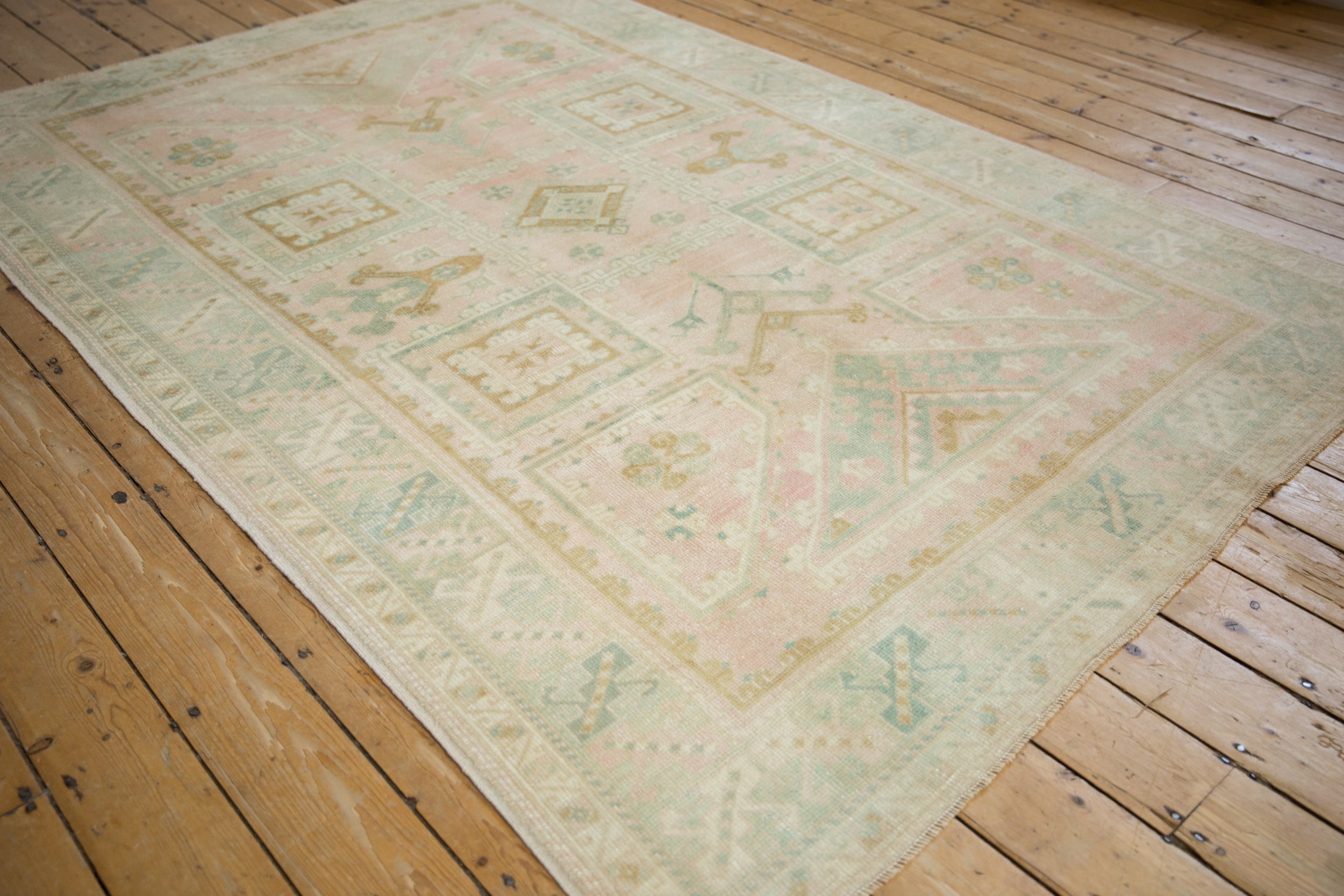 6x9 Vintage Distressed Oushak Carpet by Old New House® - product image 4 for Resin Society