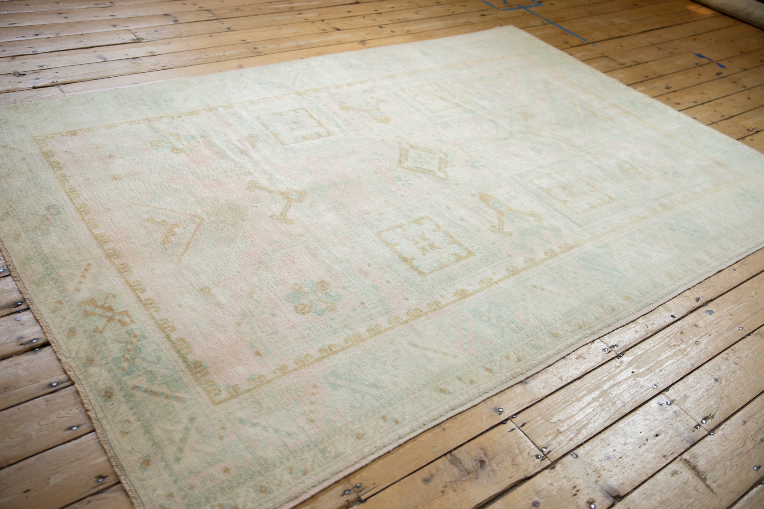 6x9 Vintage Distressed Oushak Carpet by Old New House® - product image 12 for Resin Society