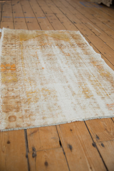 2.5x4 Vintage Distressed Oushak Rug