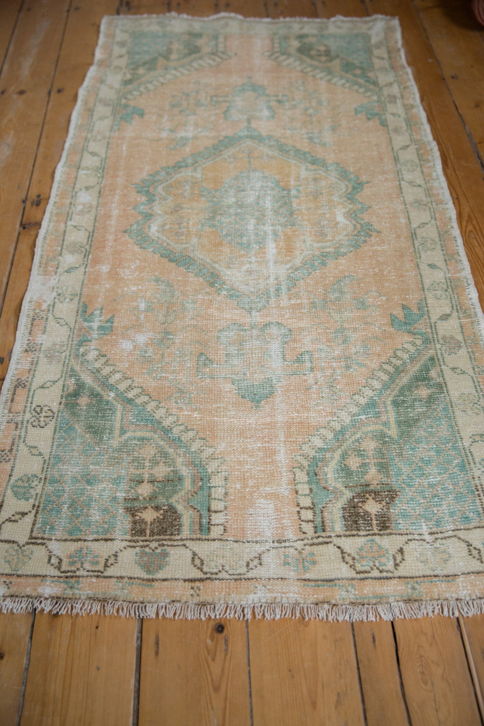3x5.5 Vintage Distressed Oushak Rug by Old New House® - product image 5 for Resin Society