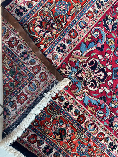 Persian Mashhad Hand Knotted Wool Area Rug 9’9” x 13’3” by Rugistan - product image 18 for Resin Society