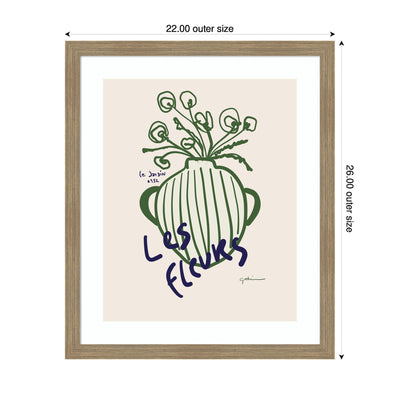 Le Jardin by Gabrielly Guedes Framed Wall Art Print