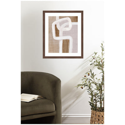 Framed Art rhythmic lines l by Nikita Jariwala