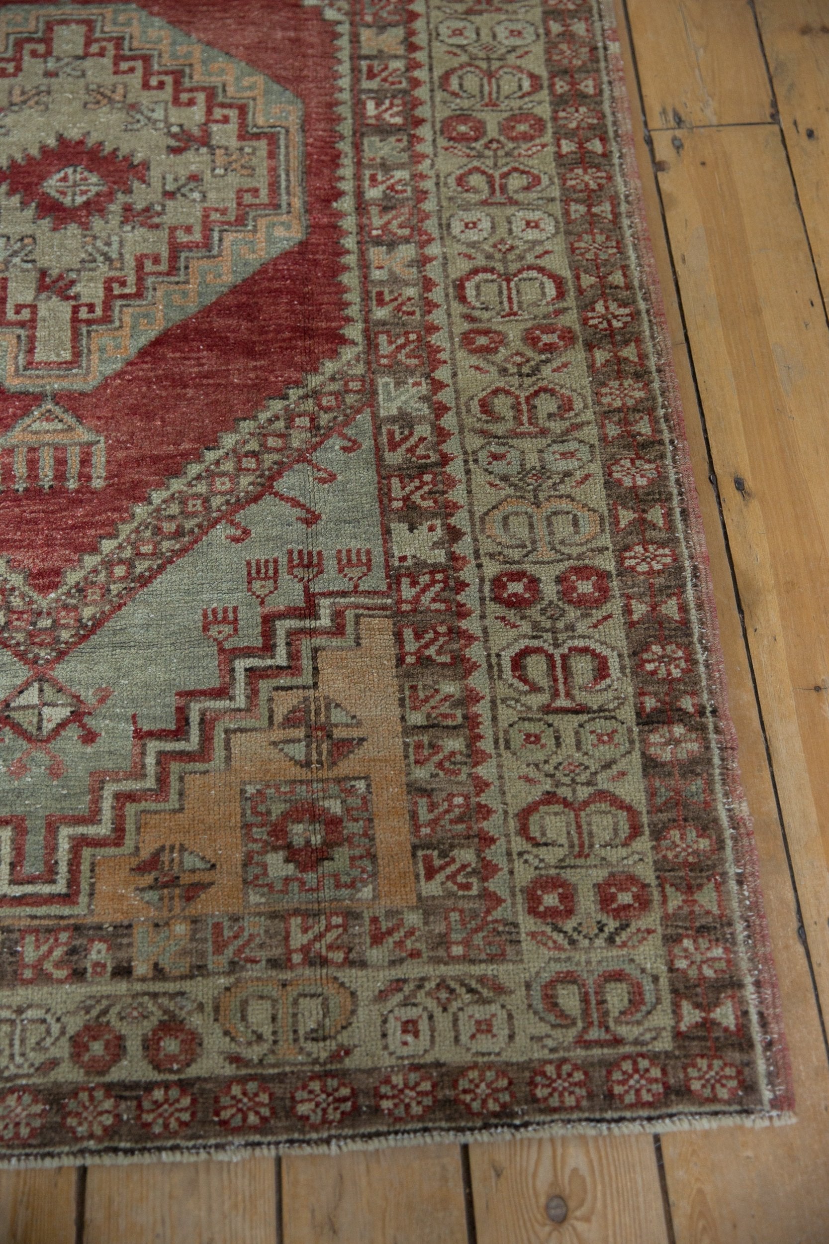 3.5x6 Vintage Distressed Oushak Rug by Old New House® - product image 6 for Resin Society