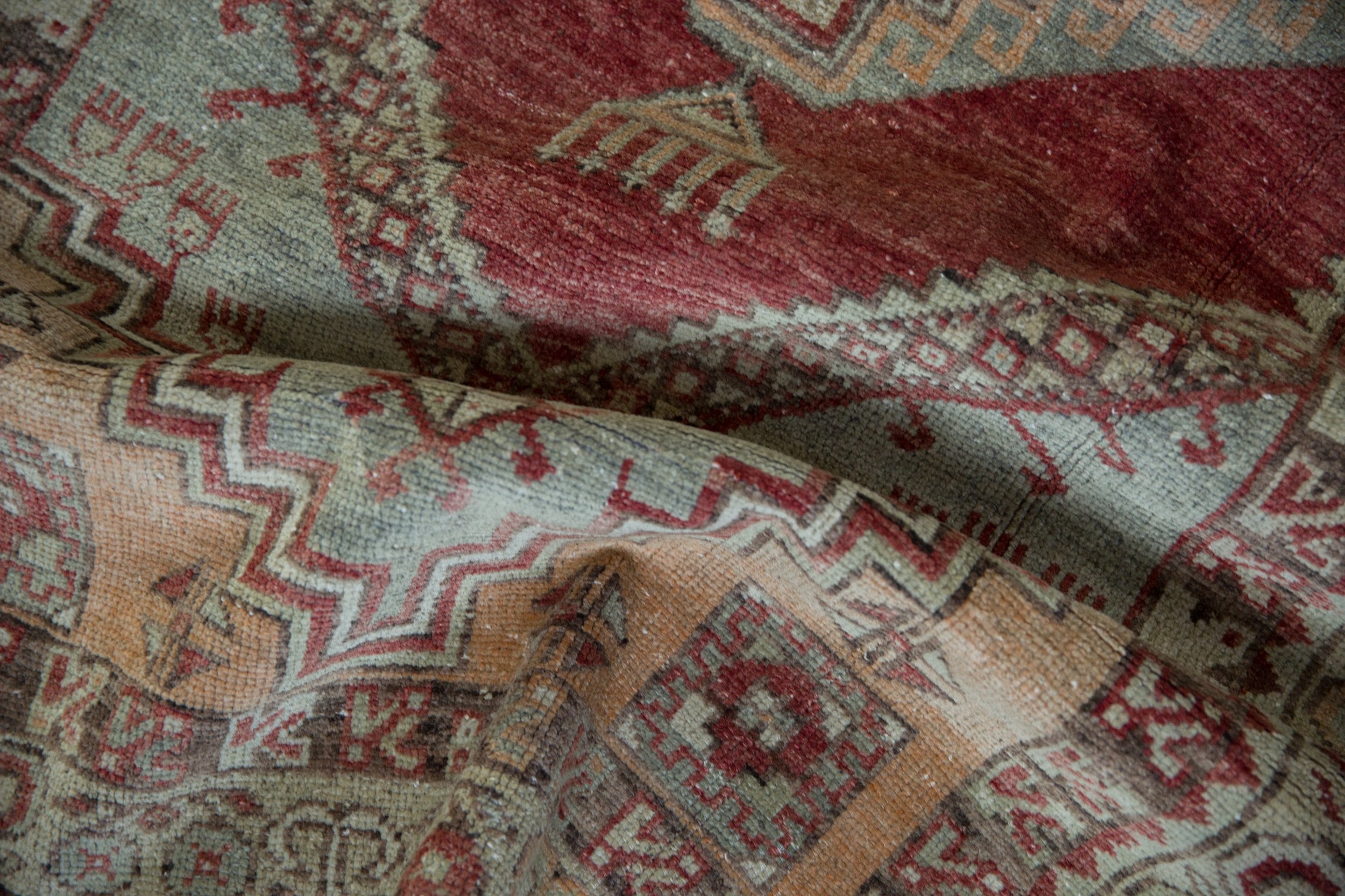 3.5x6 Vintage Distressed Oushak Rug by Old New House® - product image 9 for Resin Society