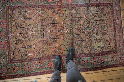 4x6.5 Antique Farahan Sarouk Rug by Old New House® - product image 2 for Resin Society
