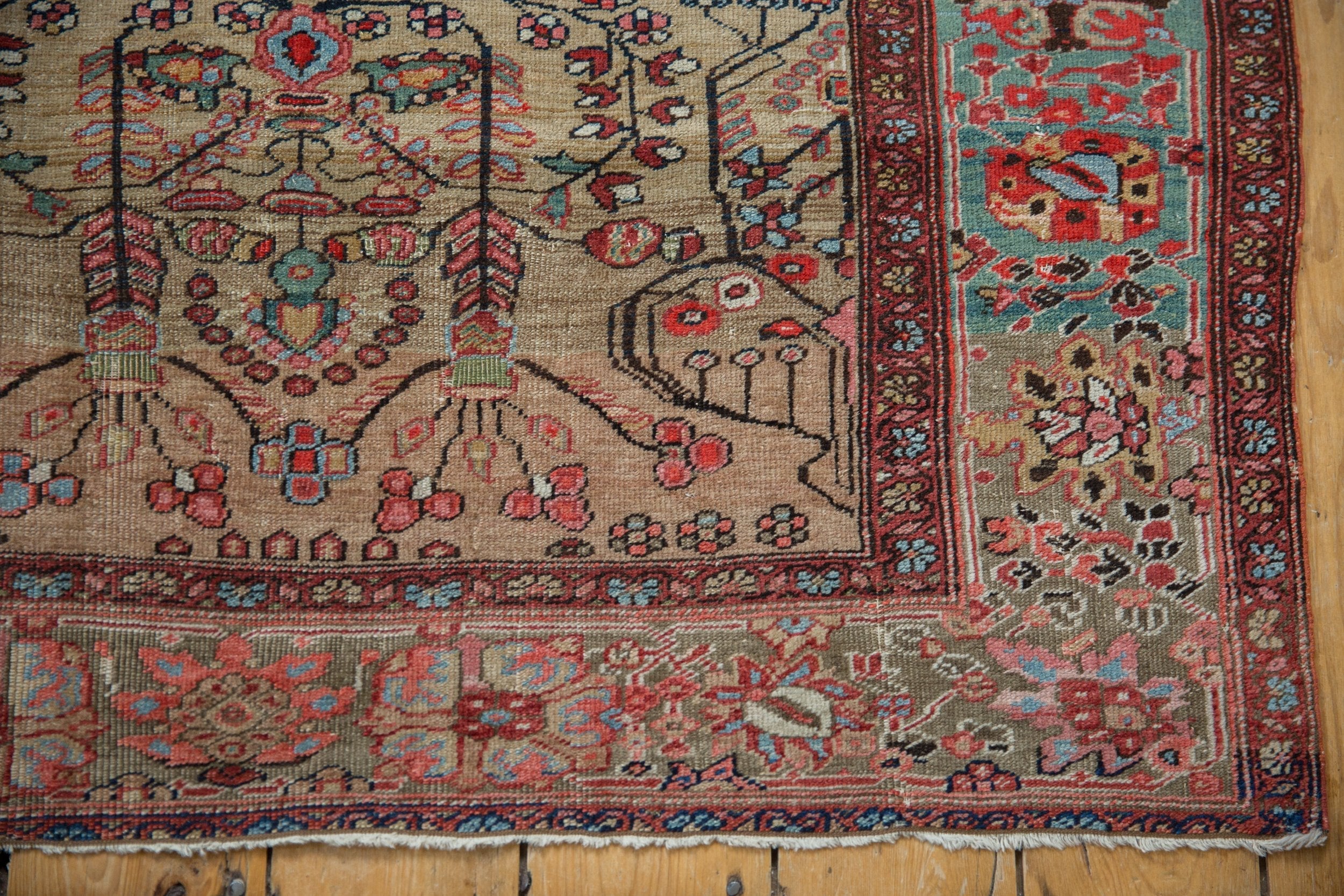 4x6.5 Antique Farahan Sarouk Rug by Old New House® - product image 8 for Resin Society