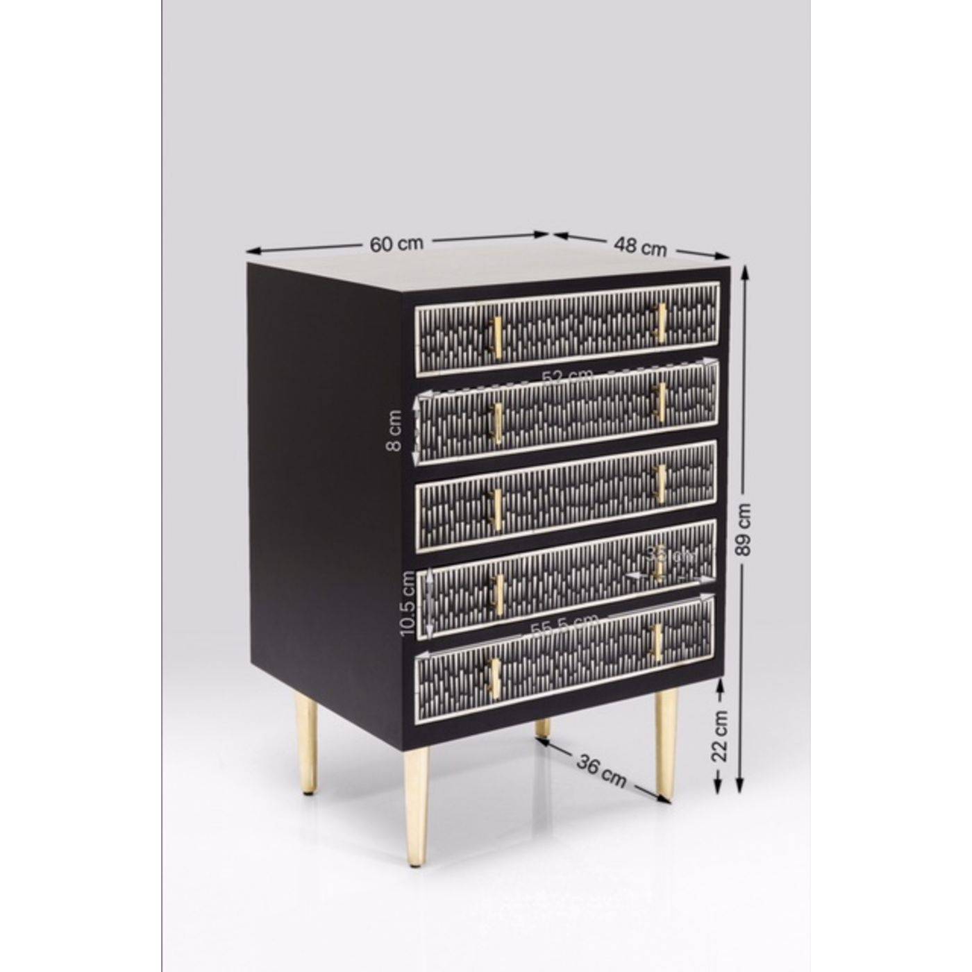 Dresser Piano 5 Drawers
