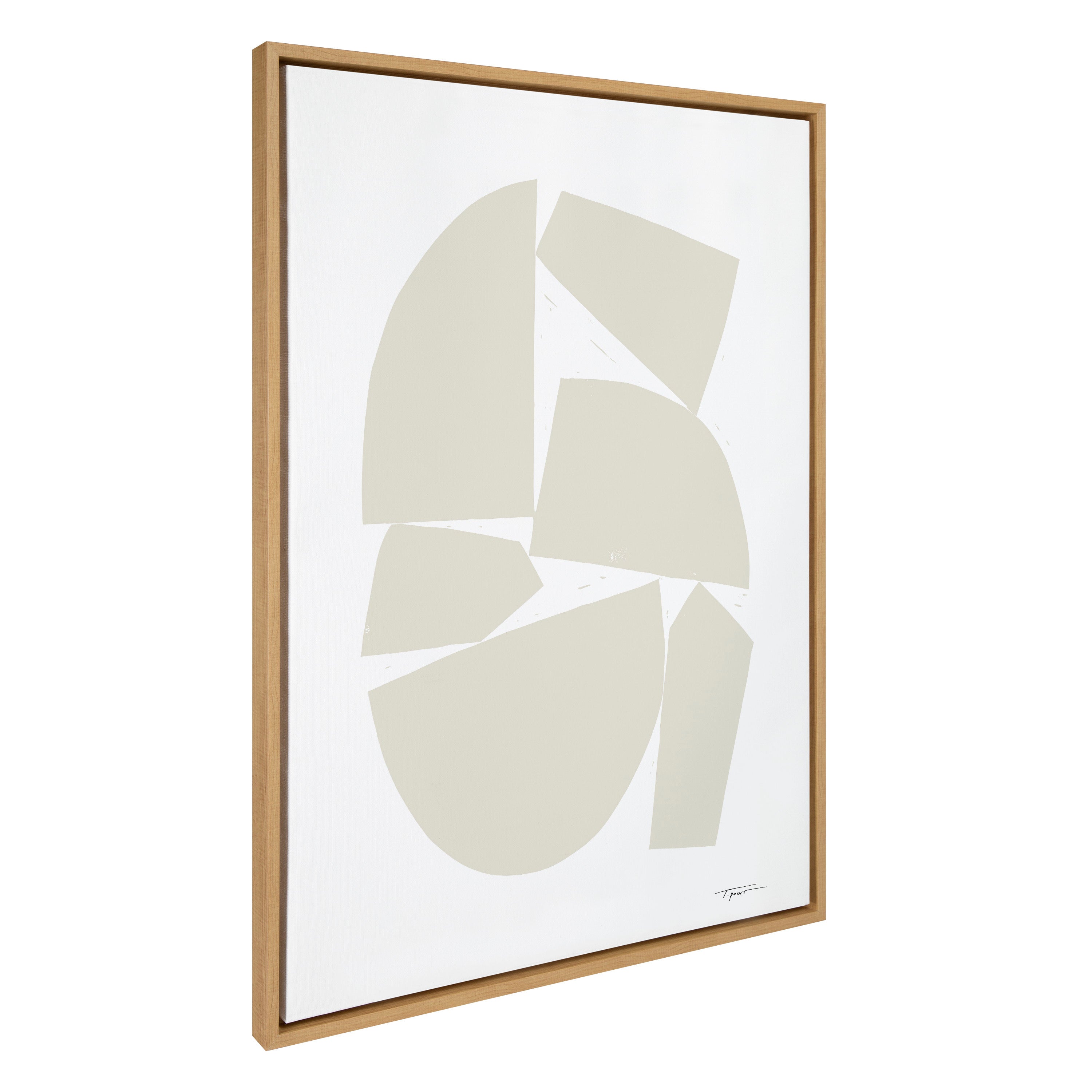 Sylvie Constructed I Neutral Framed Canvas