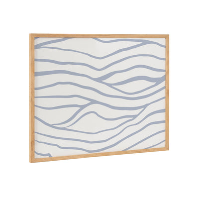 Gallery Simple Elegant Coastal Waves Print by The Creative Bunch Studio