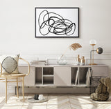 Sylvie Ring of Light 2 Framed Canvas