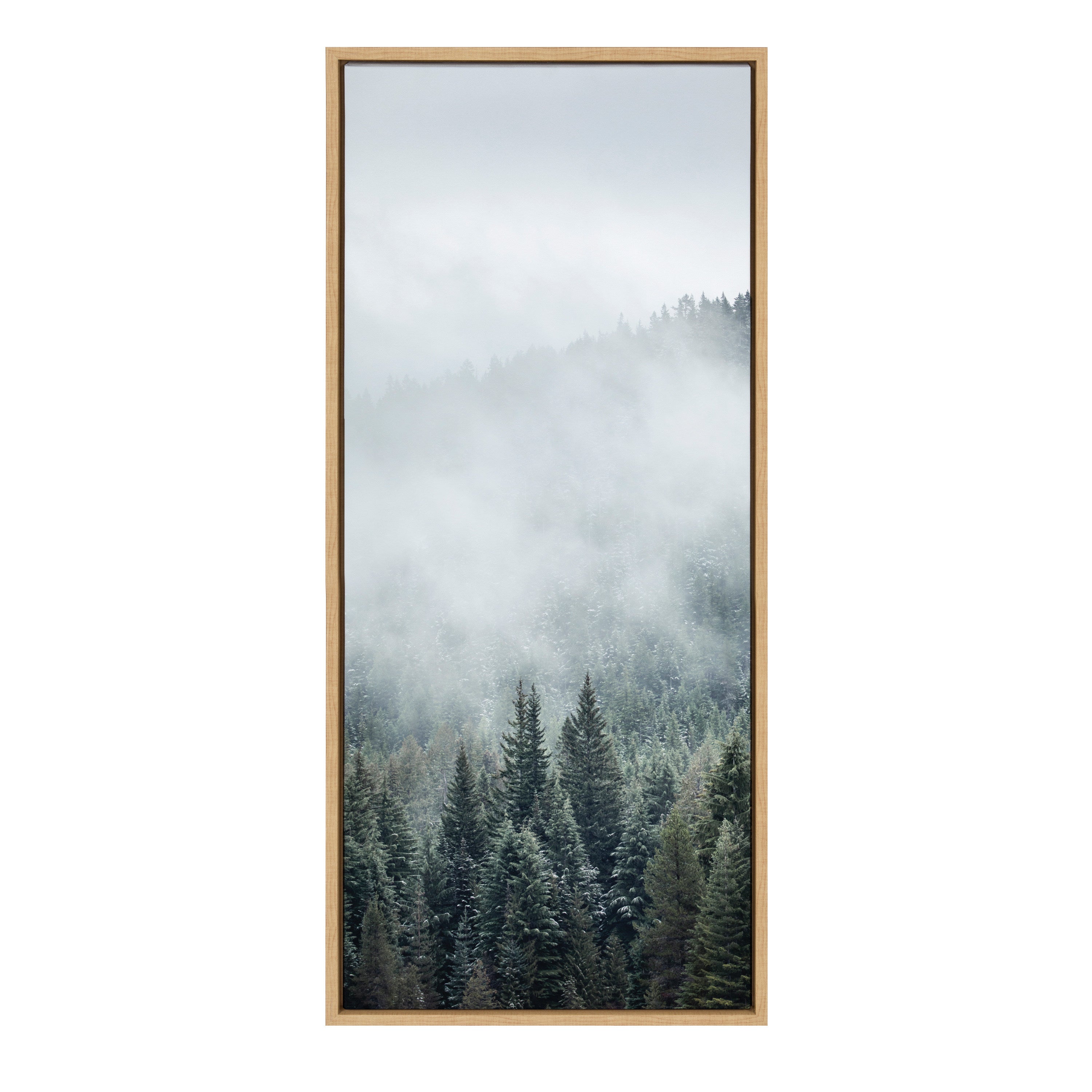 Sylvie Evergreen Dream Framed Canvas by kateandlaurel - product image 13 for Resin Society