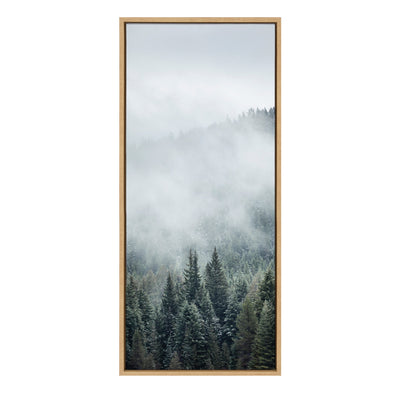 Sylvie Evergreen Dream Framed Canvas by kateandlaurel - product image 13 for Resin Society