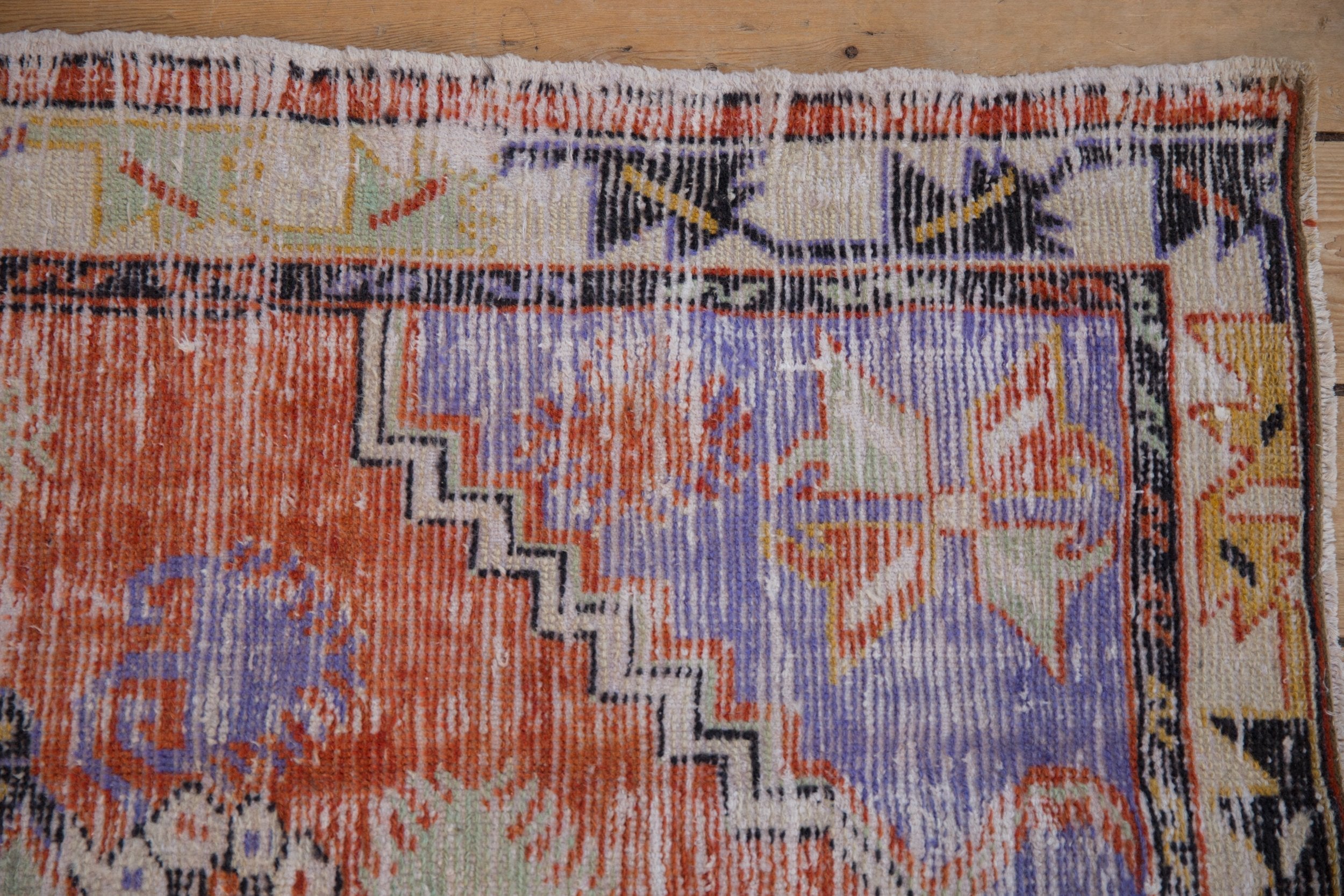 3x6 Vintage Distressed Oushak Rug Runner by Old New House® - product image 4 for Resin Society