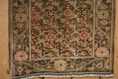 1.5x2 Vintage Fine Distressed Farahan Sarouk Square Rug Mat by Old New House® - product image 4 for Resin Society