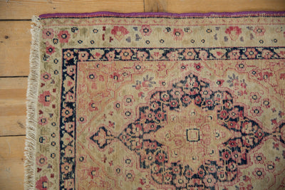 2x2.5 Antique Kerman Square Rug Mat