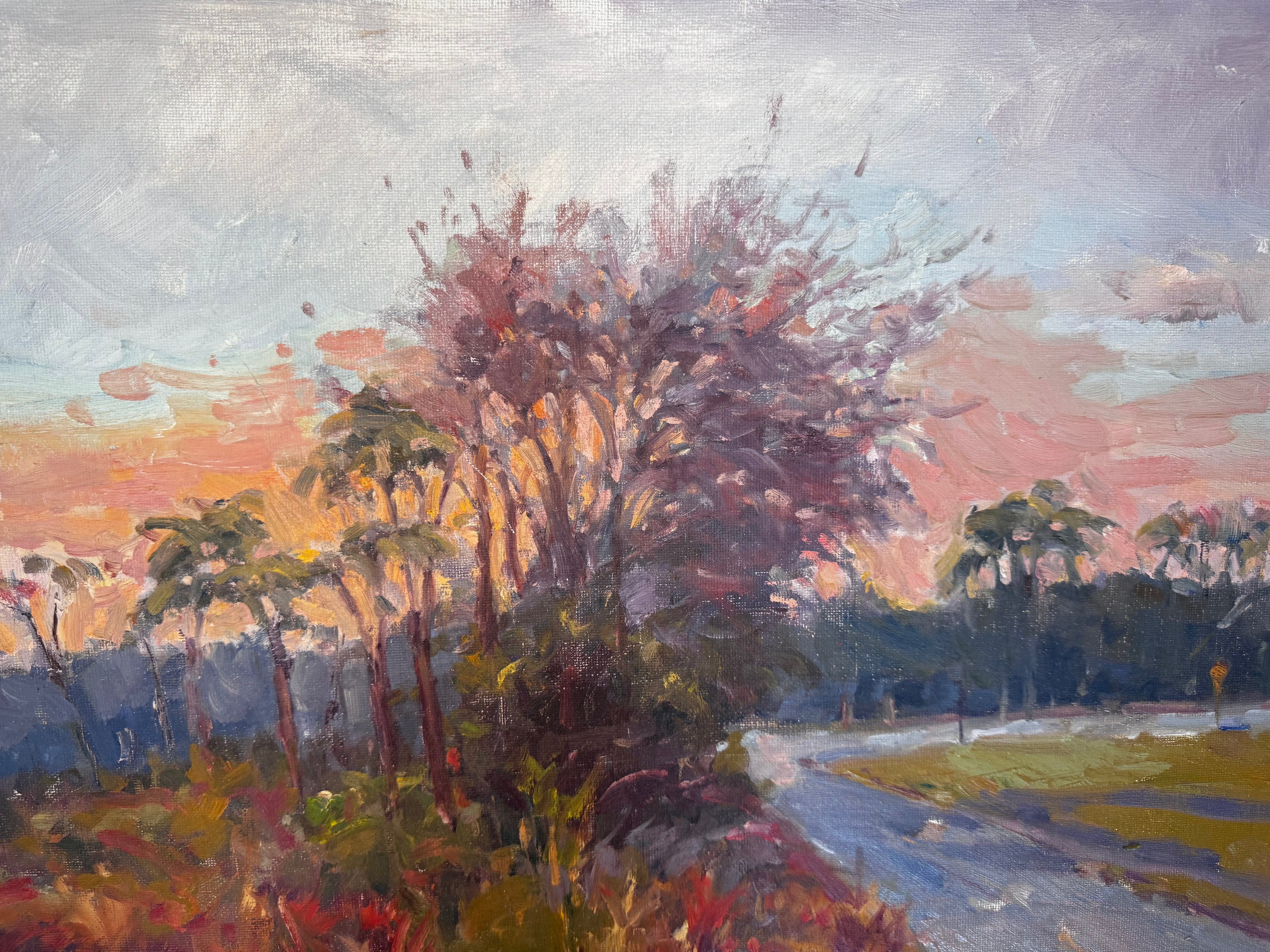 Painting titled 'Eighty Five' by John Beard Collection, a 16x20 inch gallery wrap canvas featuring warm coastal-inspired brushstrokes.