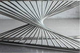 Console Laser Silver Clear Glass 120x40cm by DEKOR - product image 4 for Resin Society