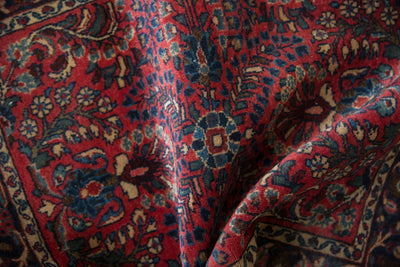 2.5x3 Vintage Fine German Sarouk Square Rug by Old New House® - product image 7 for Resin Society