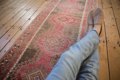 2.5x10 Vintage Distressed Oushak Rug Runner by Old New House® - product image 2 for Resin Society