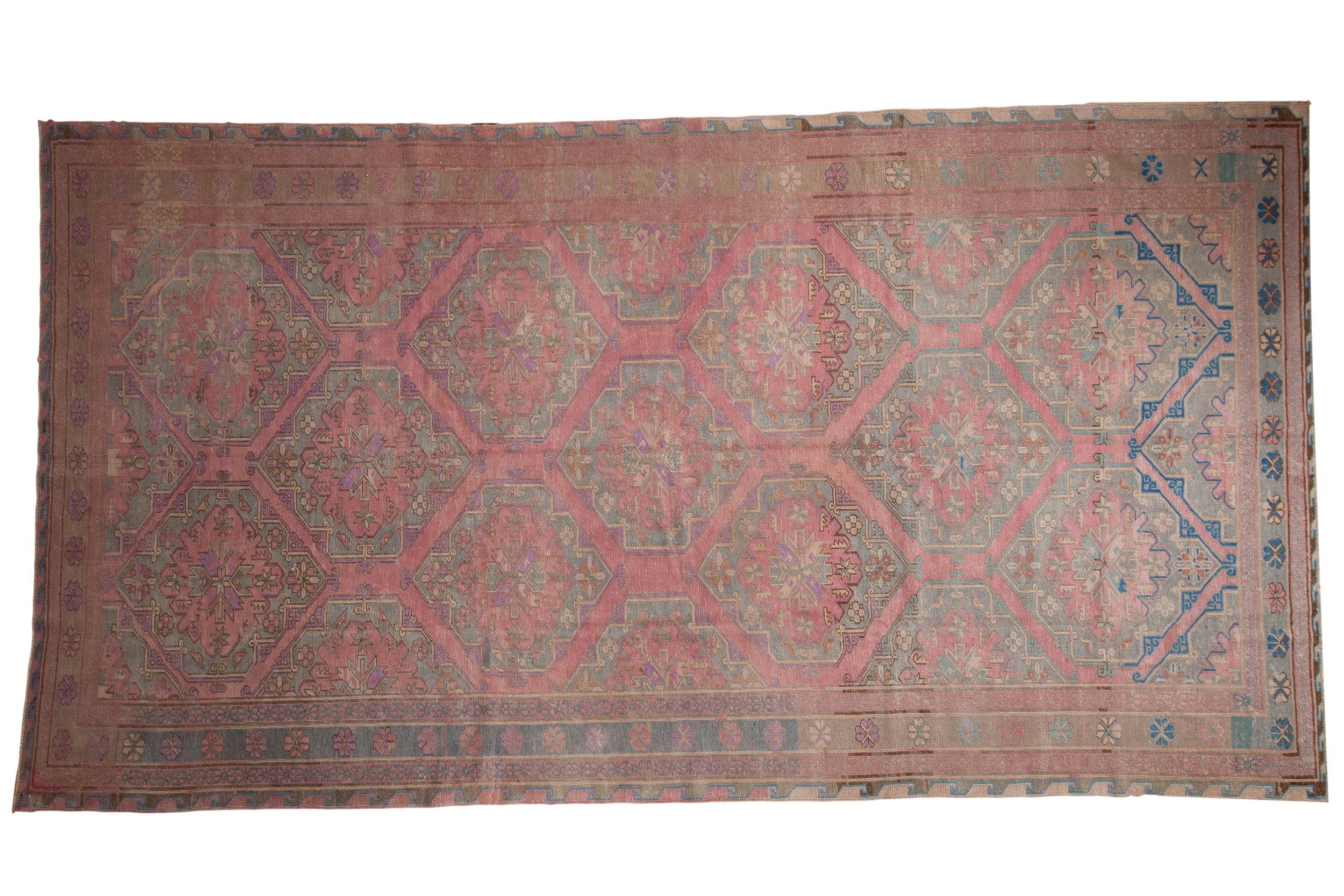6.5x12.5 Vintage Distressed Soumac Rug Runner by Old New House® - main product image for Resin Society