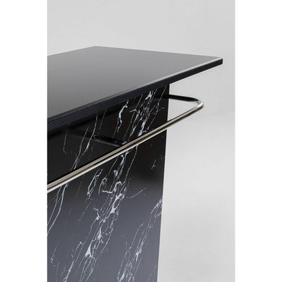 Bar Lady Rock Marble Look Black