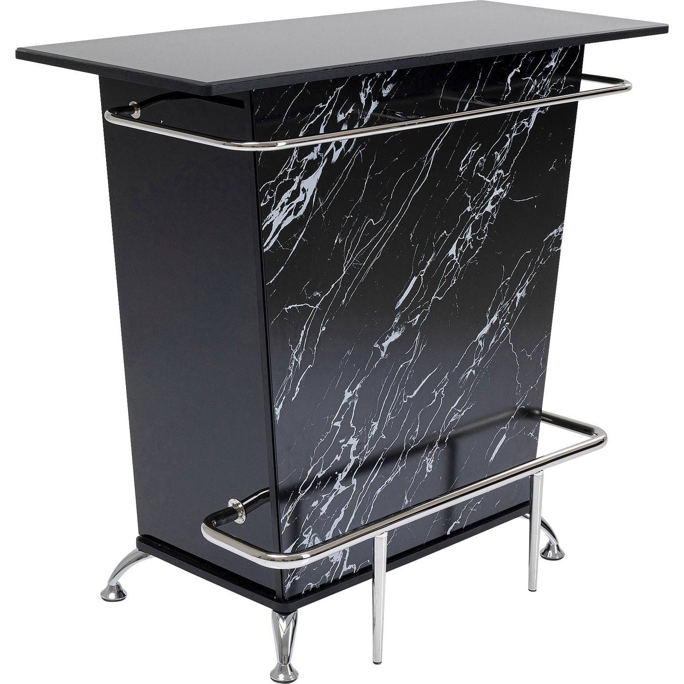 Bar Lady Rock Marble Look Black