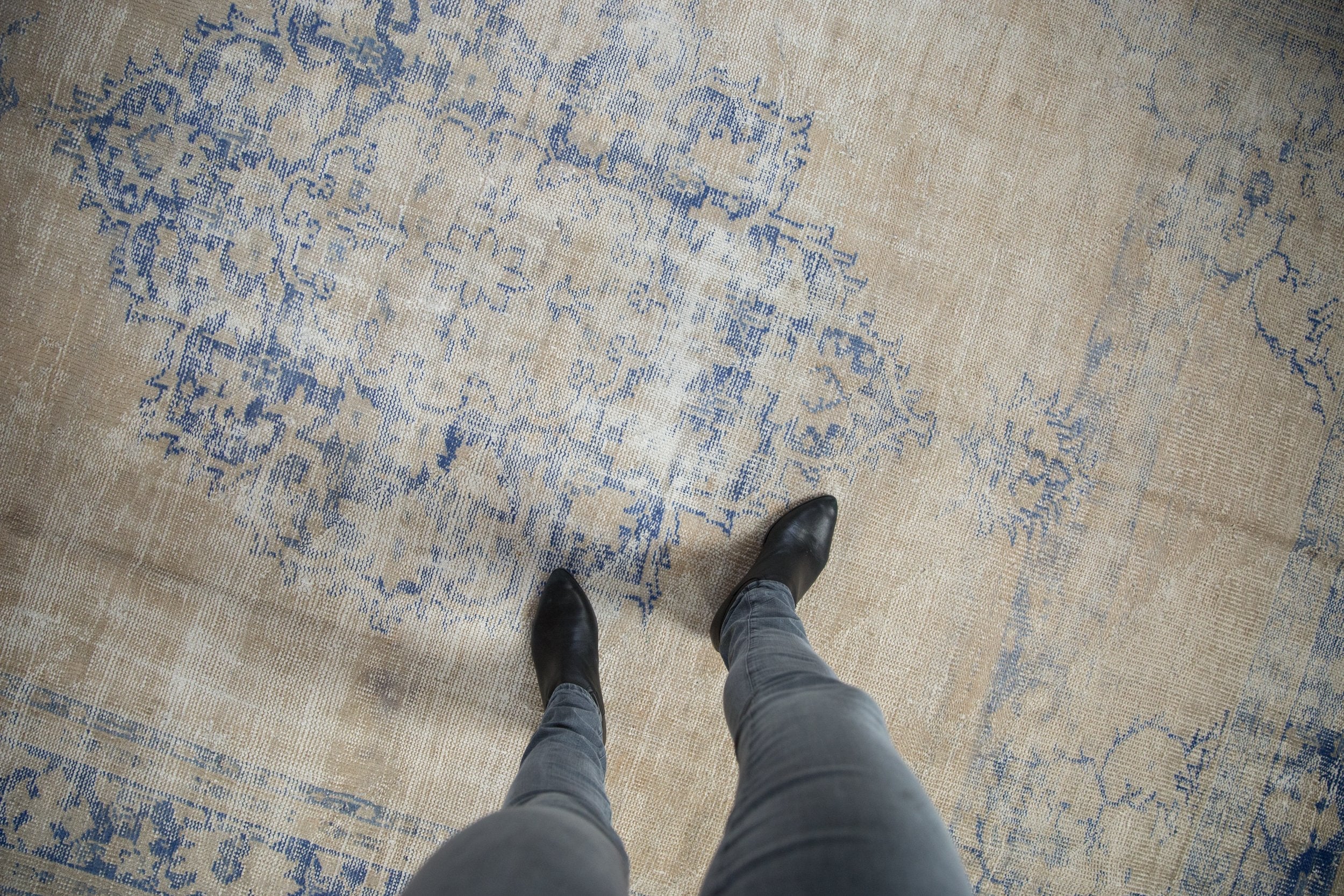 7.5x10 Vintage Distressed Oushak Carpet by Old New House® - product image 2 for Resin Society