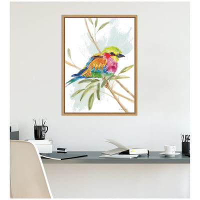 Bright Bird by Patricia Shaw Framed Canvas Wall Art Print