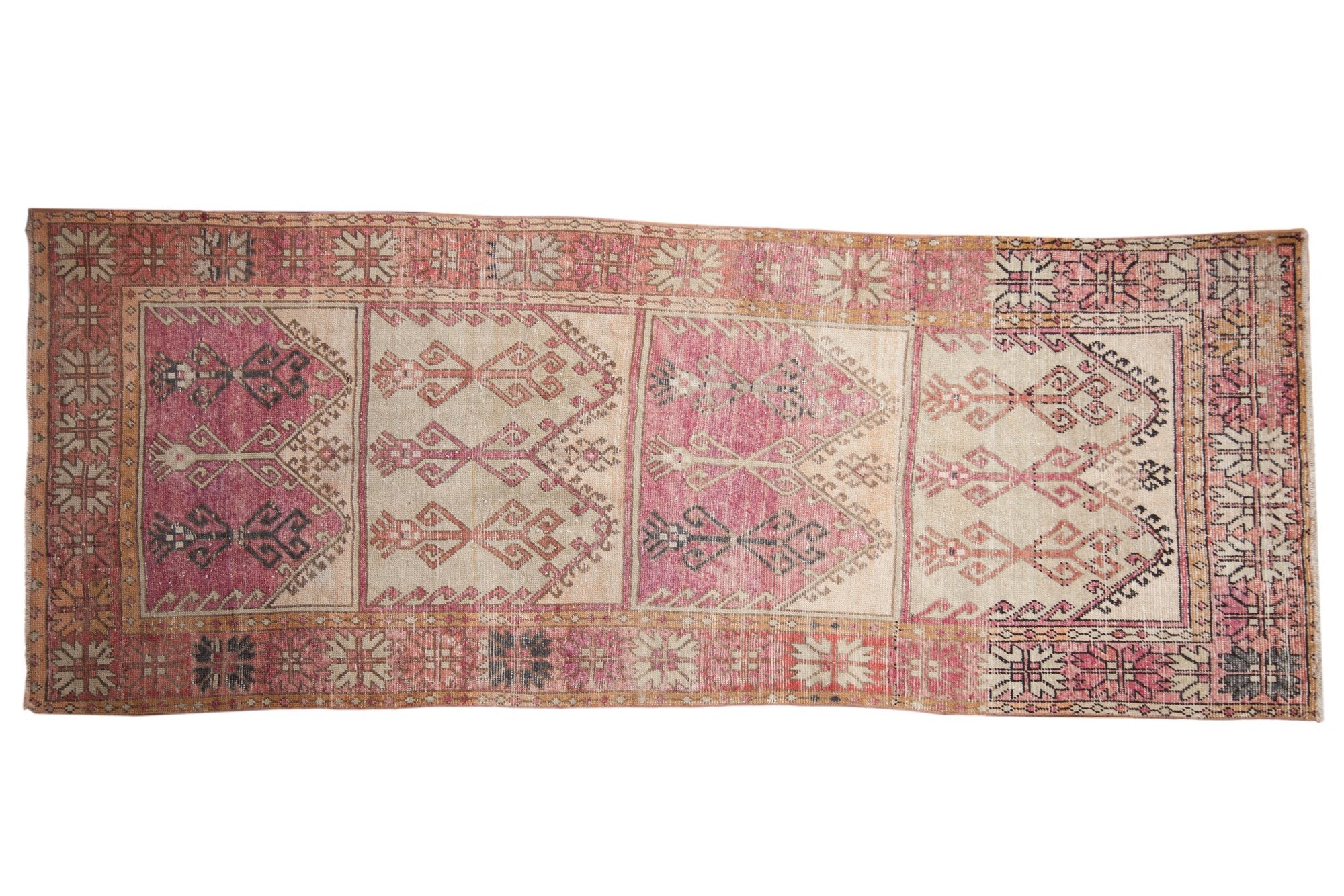 4.5x11.5 Vintage Distressed Oushak Rug Runner by Old New House® - main product image for Resin Society