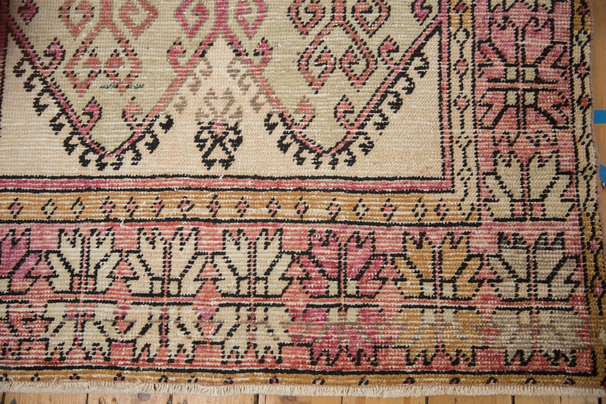 4.5x11.5 Vintage Distressed Oushak Rug Runner by Old New House® - product image 5 for Resin Society