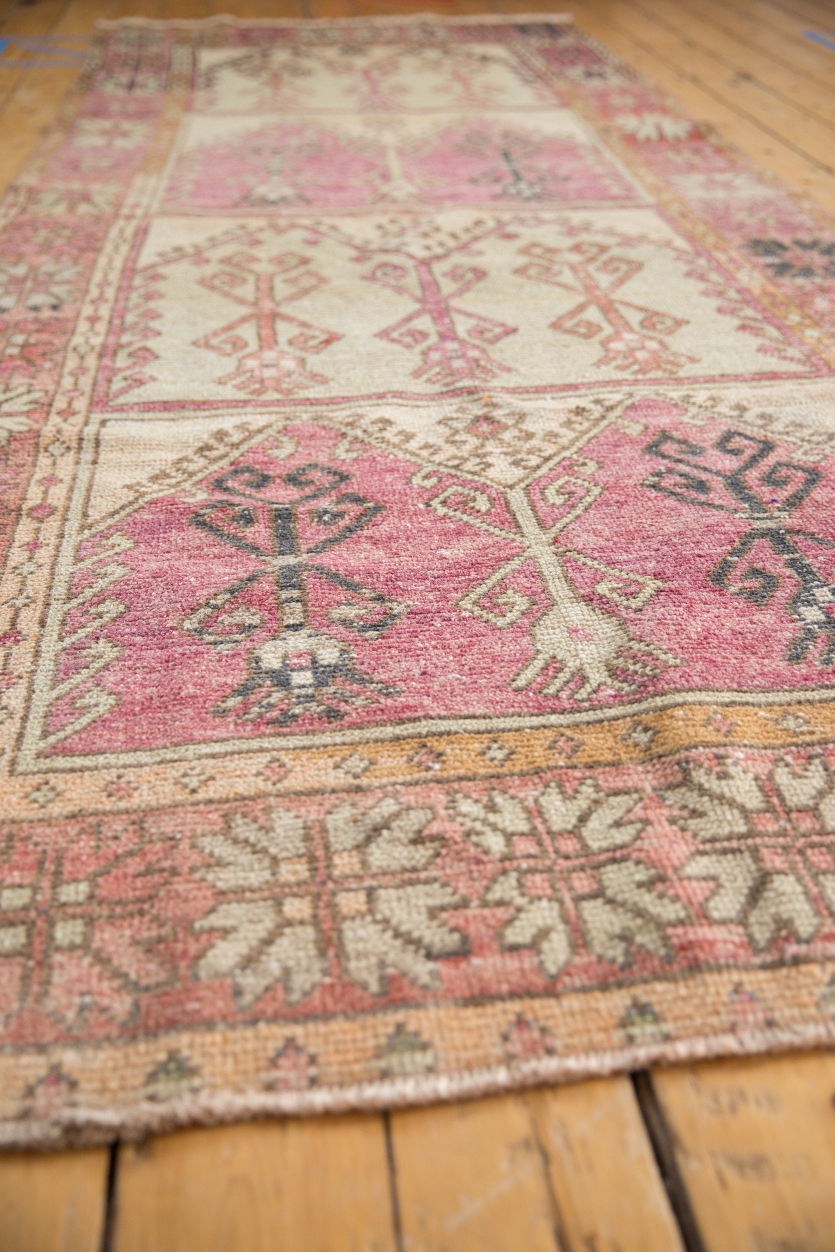 4.5x11.5 Vintage Distressed Oushak Rug Runner by Old New House® - product image 7 for Resin Society